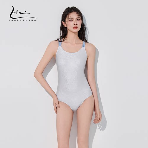 连体泳衣女初学者游泳馆专用泳装