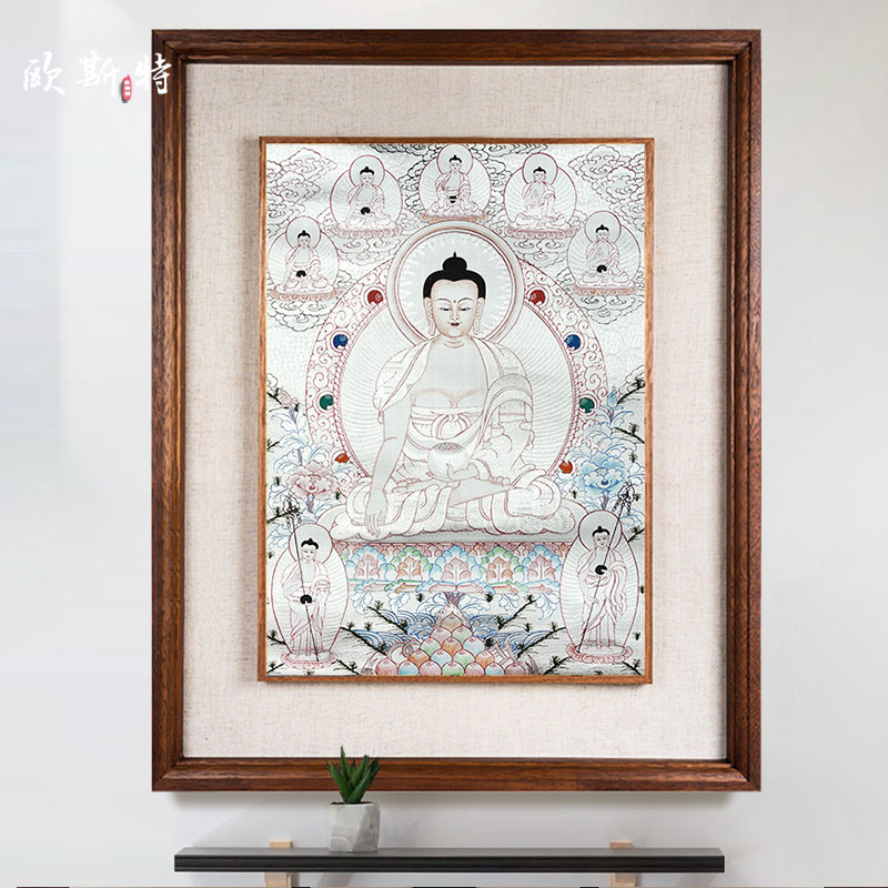 欧斯特居家装饰挂画尼泊尔手绘