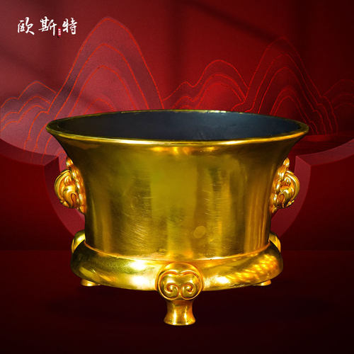 倭足沉香盘香熏香炉摆件