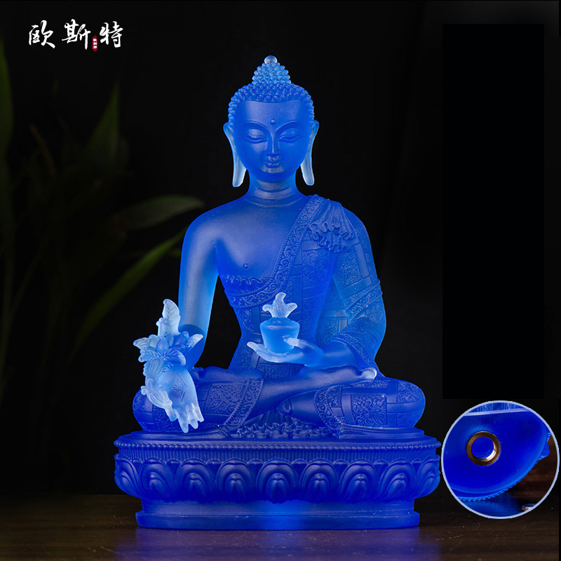 欧斯特琉璃摆件底部可装赞