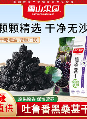 雪山果园黑桑葚干吐鲁番桑葚干