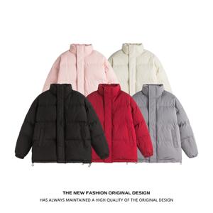 现货直播品质 立领男女生棉衣袄冬季保暖工装面包服 MY668-P50图片