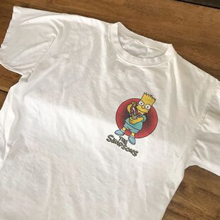 The Simpsons辛普森一家卡通动漫短袖男女VTG高街美式休闲潮牌T恤