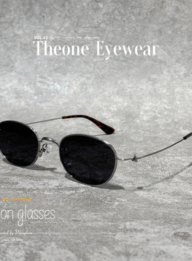 新款金属细边小框椭圆复古墨文艺防紫外线偏光太阳眼镜可配度数