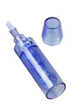 A1蓝色卡扣12针痘坑水光浅导MTS电动微针针头纳米微晶3D晶片