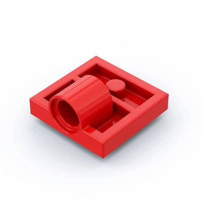 【50g】MOC零配散件10247兼容2444小颗粒积木2x2板带1个栓孔