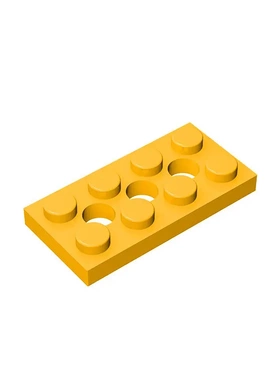 【50g】兼容小颗粒3709零散件moc拼装配件积木2X4带3孔平板