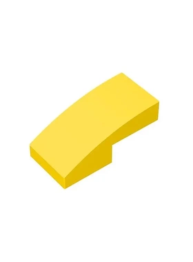 【50g】分类多色11477积木2x1弧型曲面小颗粒拼装积木配件零件