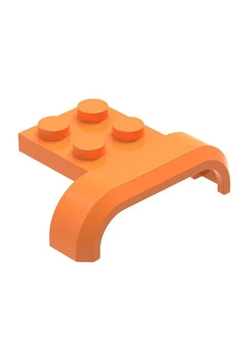 【50g】MOCdiy小颗粒通用28326拼装零件4x3x1汽车拱形挡泥板