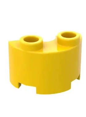 【50g】MOC拼插散件68013积木零配件2x2弧形墙壁板兼容通用小颗粒