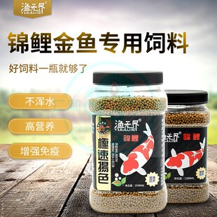 仁和水族渔无界增强免疫力观赏鱼粮营养健康高级锦鲤极速色扬饲料