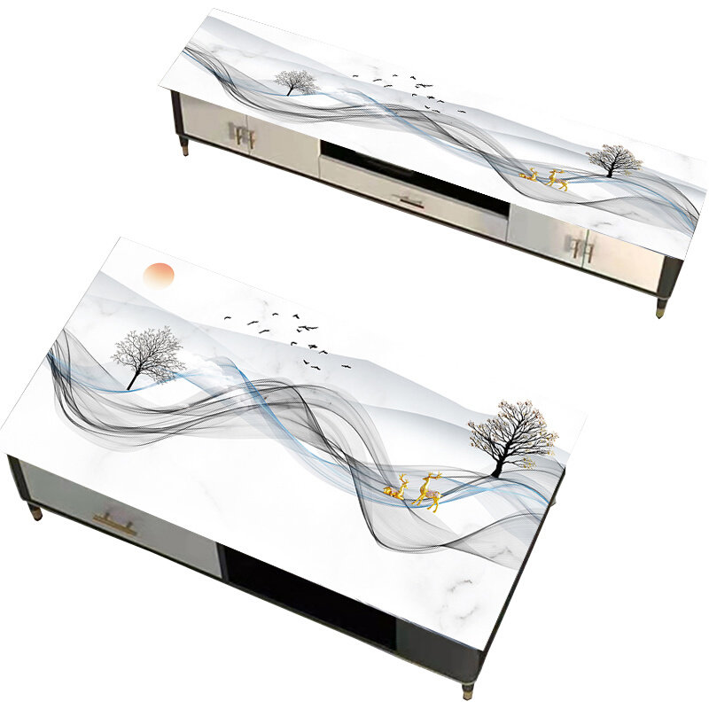 PVC防水软玻璃水晶板桌垫餐桌茶几电视柜防尘免洗软胶垫办公桌垫,居家布艺,桌布,淘宝优惠券,粉丝福利购,淘宝优惠卷