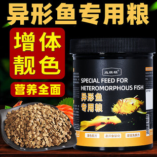 异形鱼饲料清道夫底栖鱼大帆胡子鱼熊猫异形黄金达摩下沉型鱼食