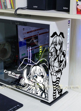 动漫机箱贴纸迎广主机贴画防水