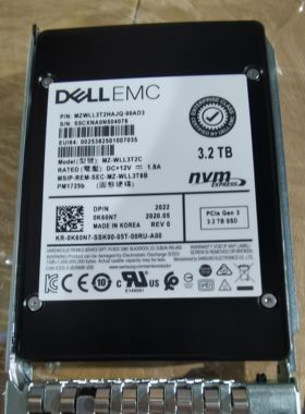 Dell  EMC. 三星3.2T   U2  NVME  0K60N7  MZWLL3T2HJQ  PM1725B