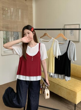 木子李女装旗舰店妃儿红大码熊雅雅杨天真滴一胖张大人定制夏上衣