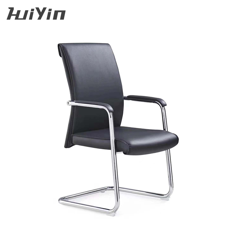 办公椅舒适久坐台前椅家用会议椅简约皮椅麻将椅人体工学弓形椅子