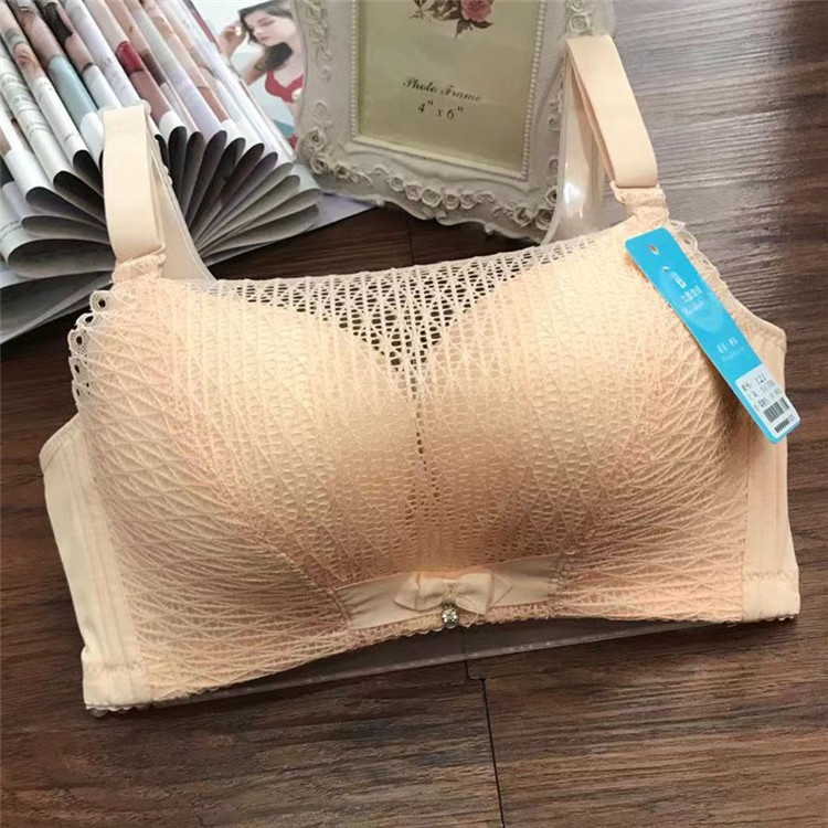 包邮中厚模杯无钢圈抹胸内衣 防走光聚拢胸罩 调整型蕾丝无骨文胸