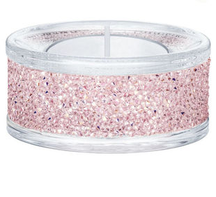 55474276 美国代购 SWAROVSKI施华洛世奇Shimmer淡粉色水晶烛台