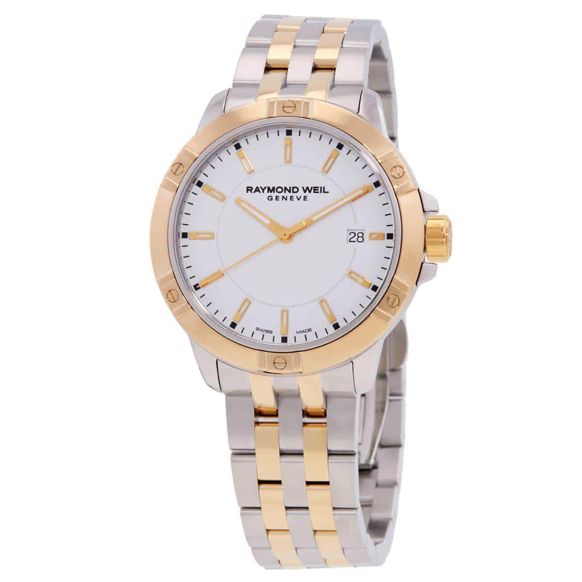 Raymond Weil Tango石英白色表盘男士手表8160 STP 30041