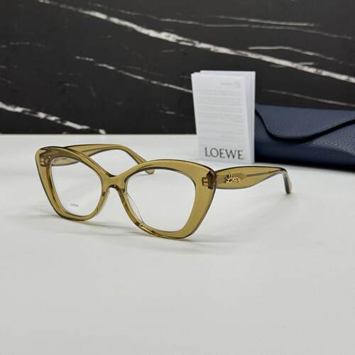 LOEWE罗意威LW50067I 096近视眼镜框架GLOSSY绿色女眼镜