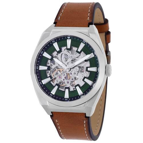 Fossil Everett自动机械绿色表盘男士手表ME3261