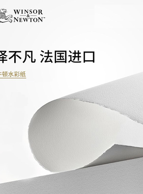 进口法国温莎牛顿水彩纸300g中粗细纹640g棉浆专业级吸水56*76cm