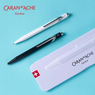 瑞士进口CARAN D’ACHE凯兰帝卡达圆珠笔849黑色油性签字笔礼物