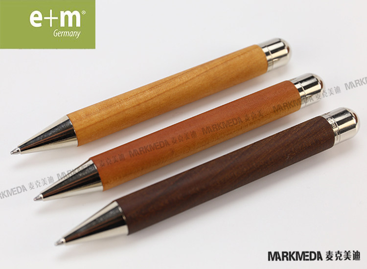 독일 E+M 파커 스타일 클래식 우드 볼펜 문진 선물 상자 011 3색 싱글