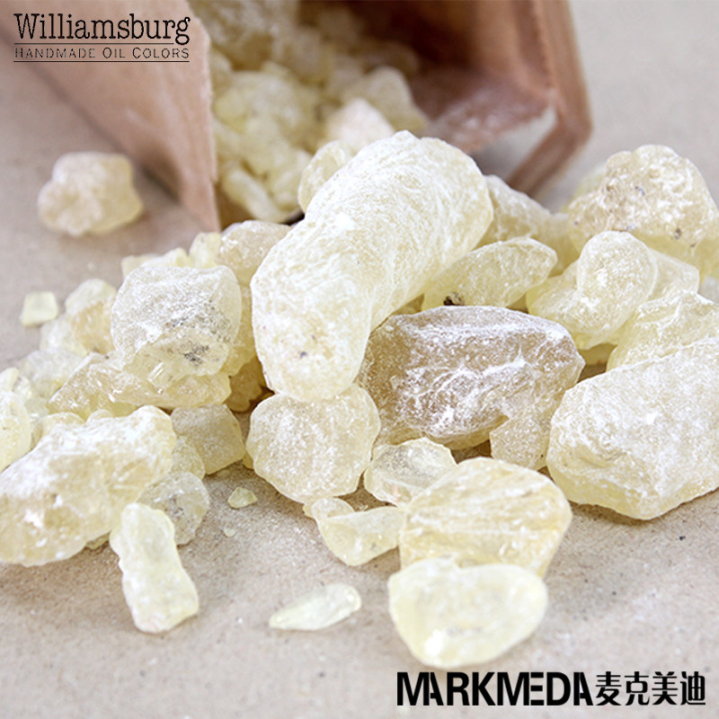 进口williamsburg威廉斯堡达玛树脂dammar達碼树脂颗粒454g