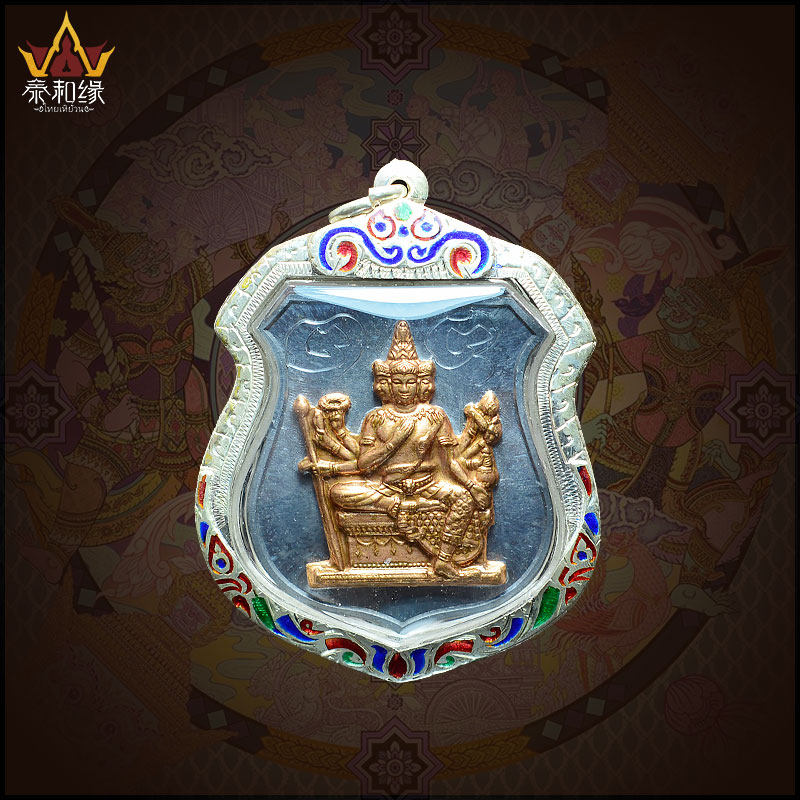 泰和缘 泰国佛牌 龙婆禅南 十三期 金像版 四面神 四面佛