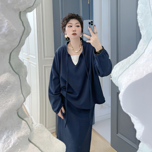 大码女装胖mm休闲运动套装