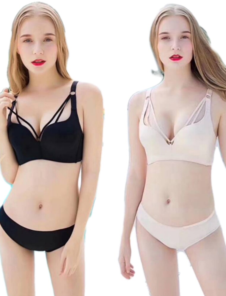 促销正品华博基尼向大大内衣女性感蜜桃款薄杯文胸套装
