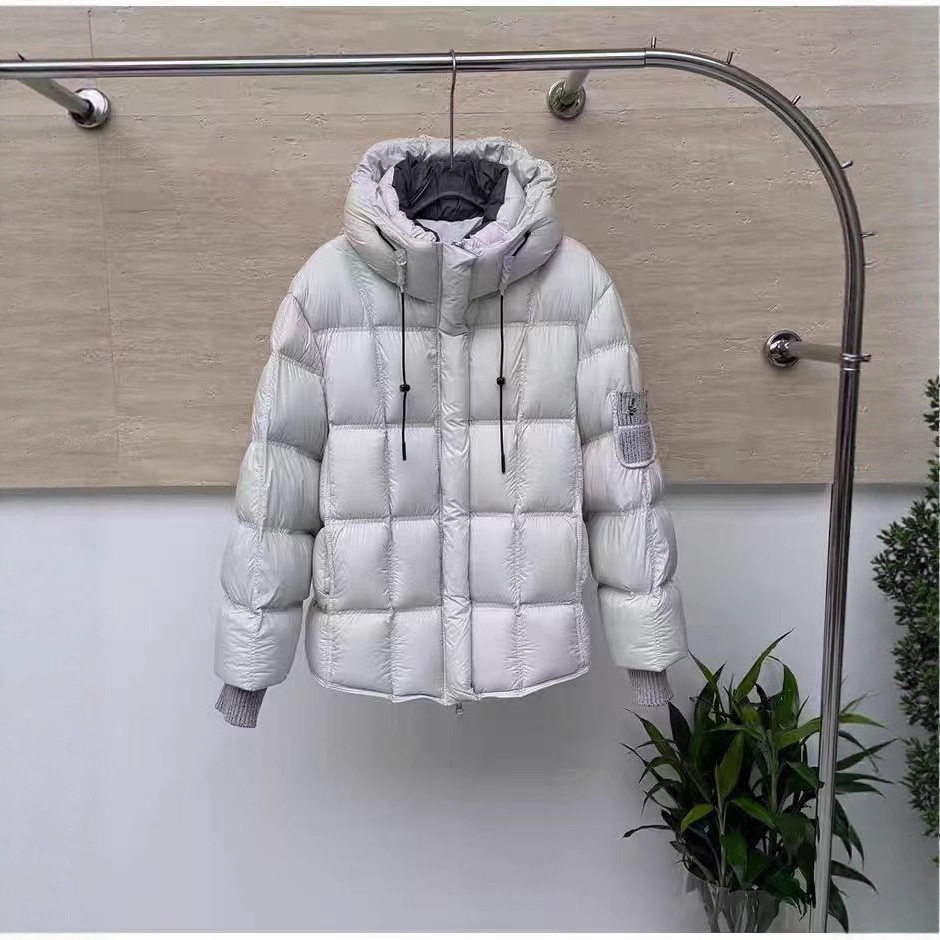 Danise高定 2025年冬季新品 泡芙连帽羽绒服女中长款90白鸭绒