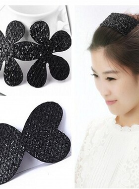 韩版发饰黑色发帖碎发帖头饰魔法贴洗漱工具儿童发饰刘海贴发贴