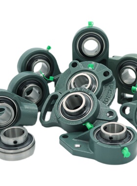 进口外球面轴承带方形加高座UCFU204 205 206 207 FU208 209 210