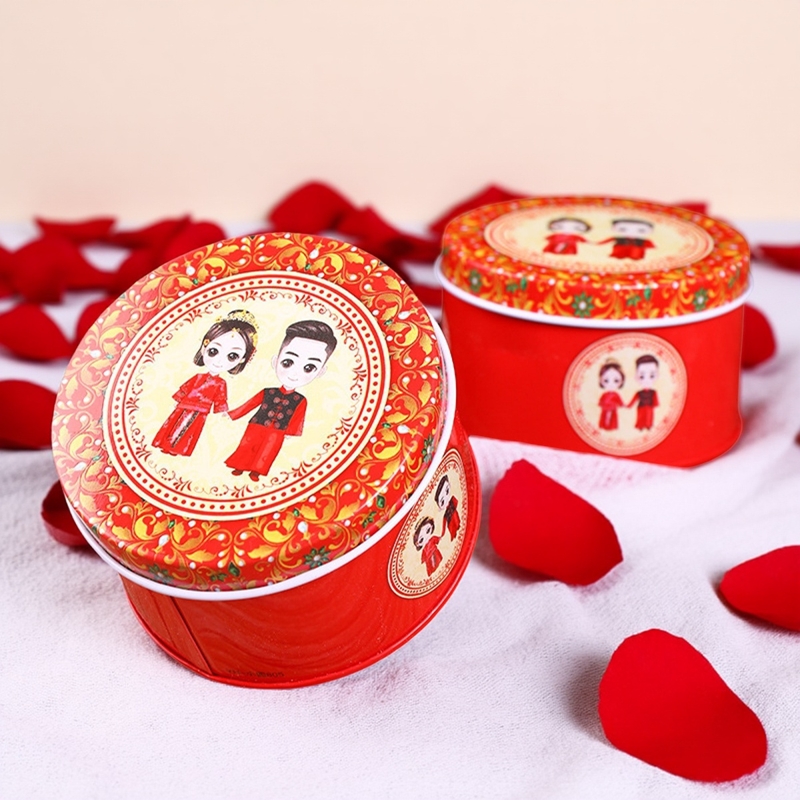 马口铁喜糖盒高级感铁盒2025新款结婚糖果盒婚礼盒子礼盒糖盒空盒