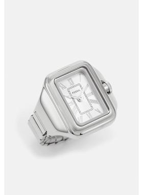 Fossil/化石女式简约银色指环轻奢百搭时尚戒指