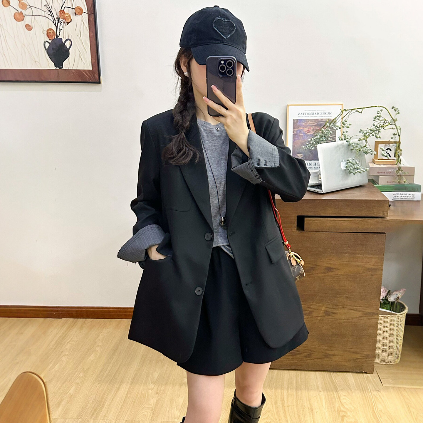 高级感休闲西装外套女欧洲站2026春装新款欧货女装时尚休闲西服潮