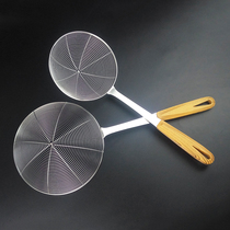 加厚不锈钢笊篱 家用捞面捞饺子线漏勺过滤网 大号厨房油炸漏网筛