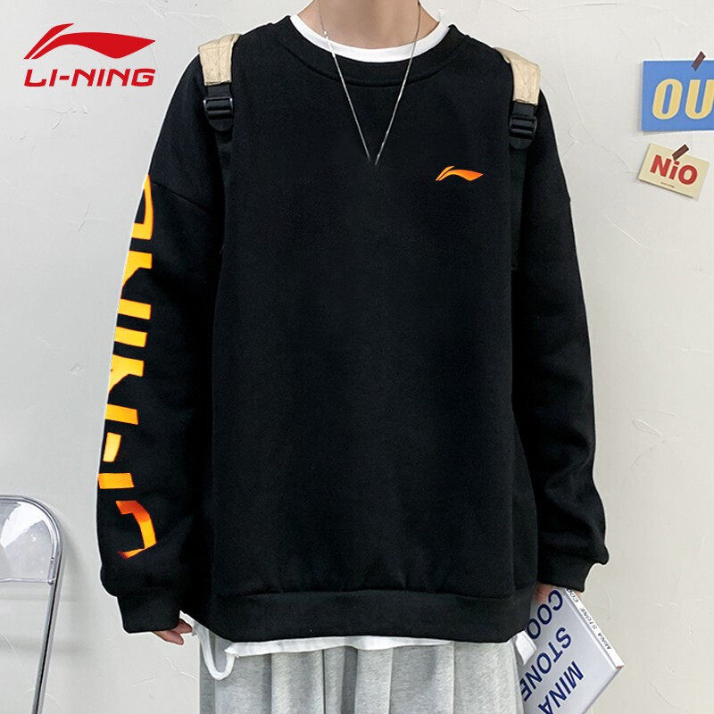 李宁卫衣男情侣款女新款圆领t恤套头衫liming运动国潮上衣长袖在类目 运动服/休闲服装, 运动卫衣/套头衫中 - 来自Buy2taobao.com提供专业的淘宝代购服务