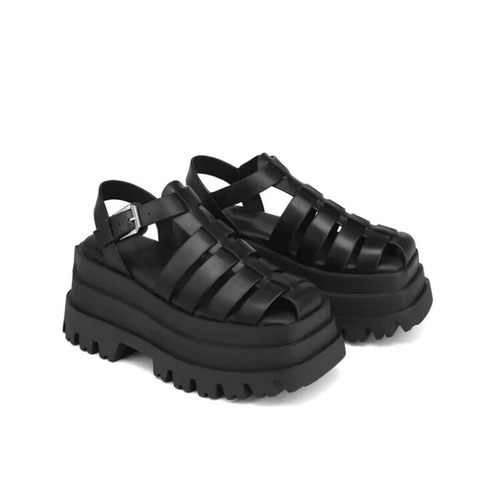 KOGSWFAUVN松糕厚底罗马凉鞋