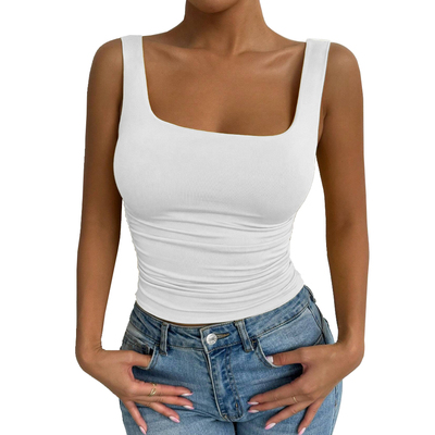 欧美时尚女性无袖背心吊带坎肩