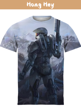 Robot T-Shirts For Men Short Sleeves Machine Man T-Shirts