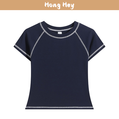 短袖T恤女夏季新款时尚紧身短袖