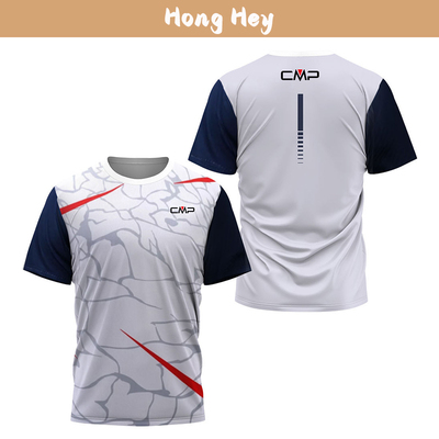 定制男女足球服圆领短袖运动T恤