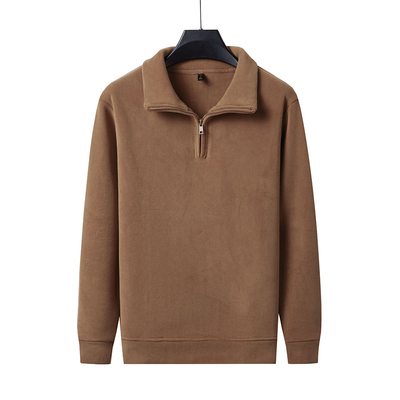 休闲百搭半高领拉链保暖外套上衣