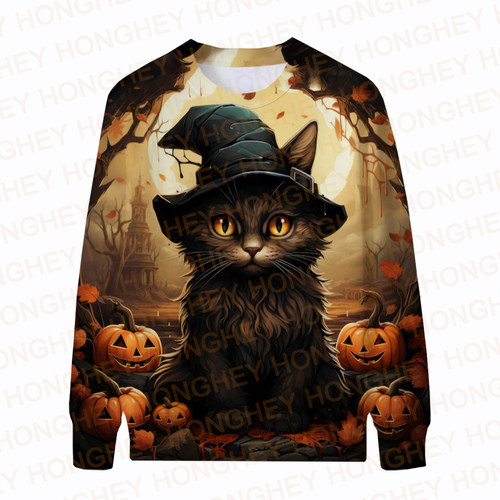 Halloween Hoodies For Men Crewneck Sweatshirts For Women