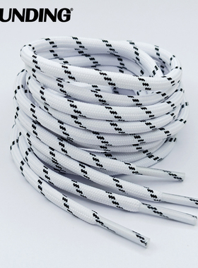 原装正品5mm圆鞋带鞋绳圆形配李宁篮球鞋音速COMBAT HI高帮黑白灰