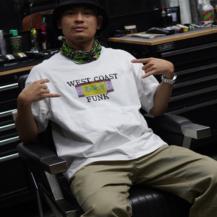 Chiumook x Kamky WEST COAST FUNK 西海岸放克短袖白色275克
